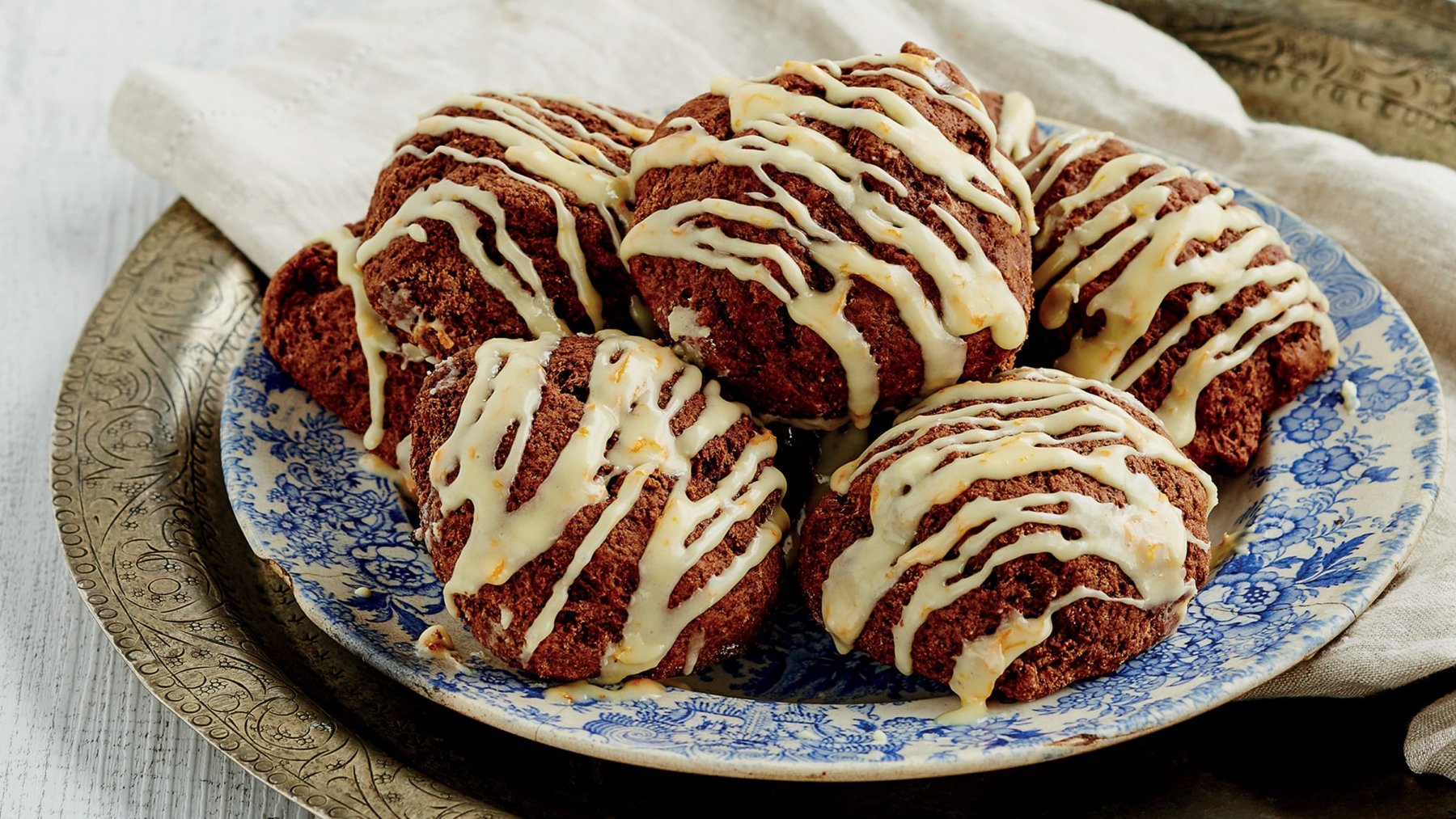 Mandarin Glazed Chocolate Scones CSR Sugar